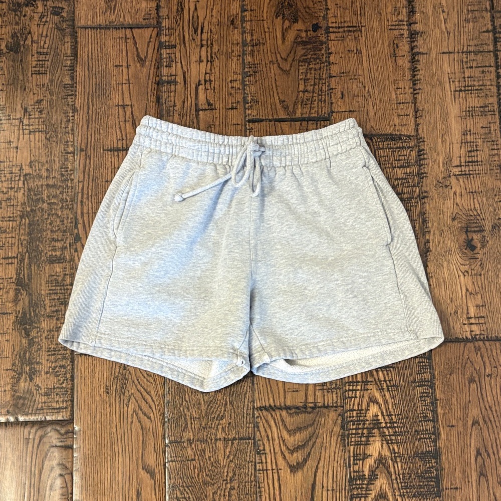 TNA Light Gray Athletic Drawstring Shorts